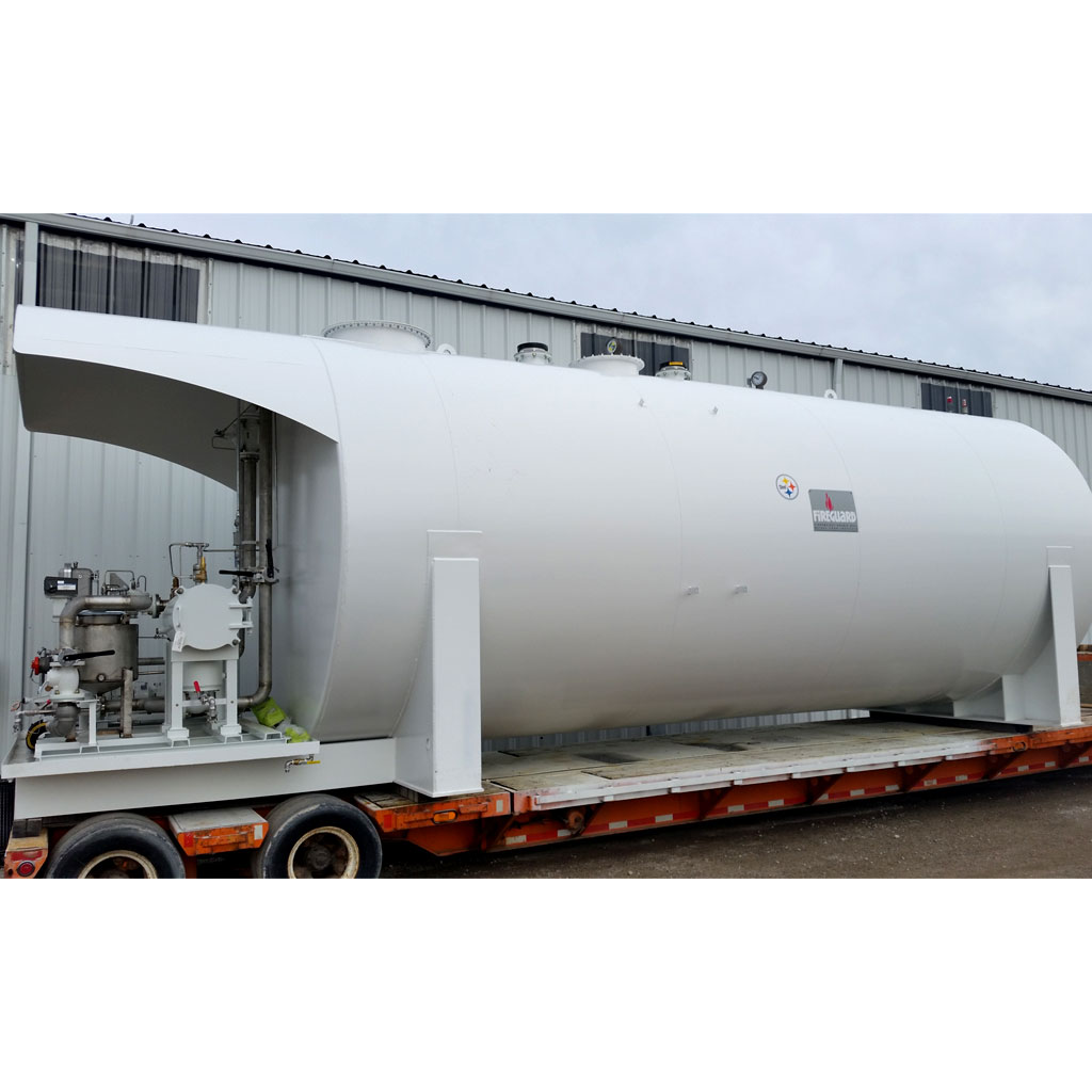 12,000-gallon Fireguard Jet A Fuel Storage Tank