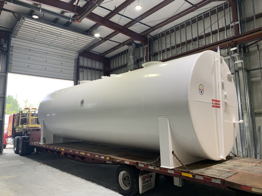 Flameshield® tanks are used around the country and can hold up to 75,000 gallons.
