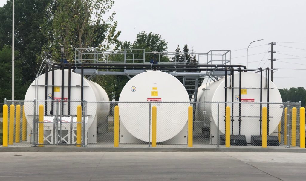 These Flameshield® tanks were recently put into service for a customer.